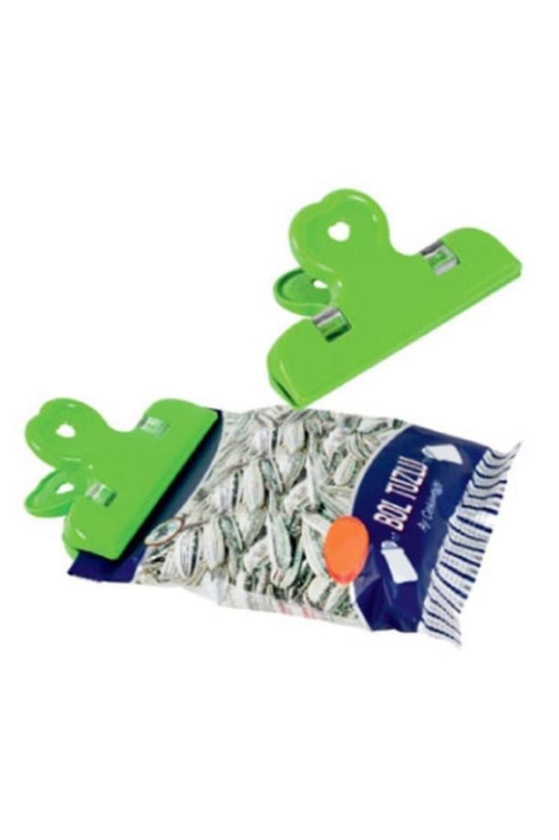 Poşet Torba Kapatıcı Klips 2adet Plastik Poşet Ağzı Kapatıcı - 1