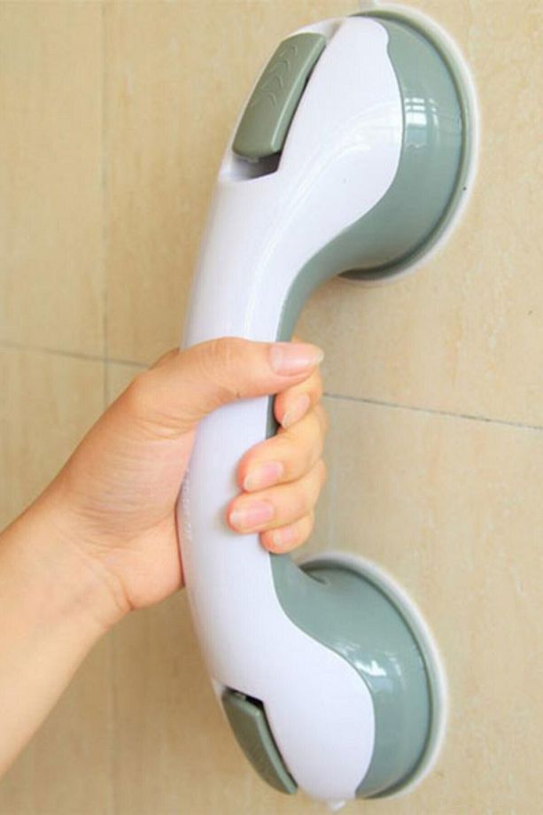 2 Adet Düşme Ve Kayma Önleyici Banyo Tuvalet Vantuzlu Kilitli Tutacak - 7