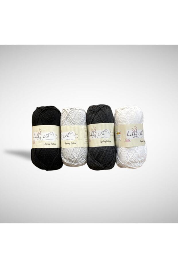 Punch and Amigurumi Thread Set of 4 100% Cotton