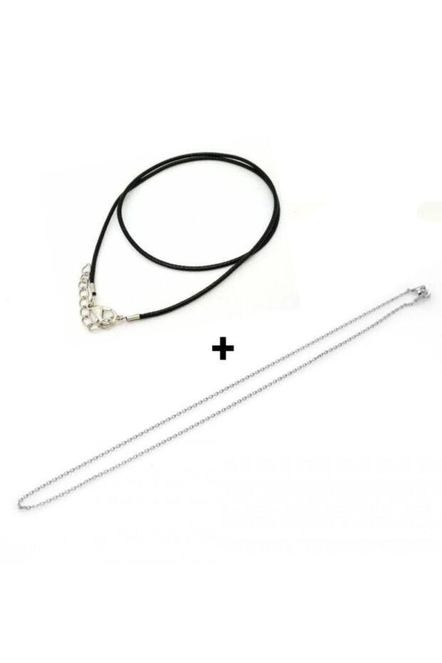 2 Adet Kolye Ipi Ve Zincir - 2