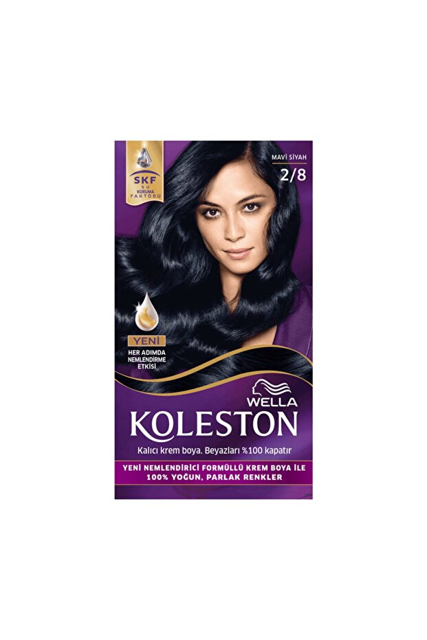 Mavi Siyah Kalıcı Krem Kit Boya 2/8 - 1