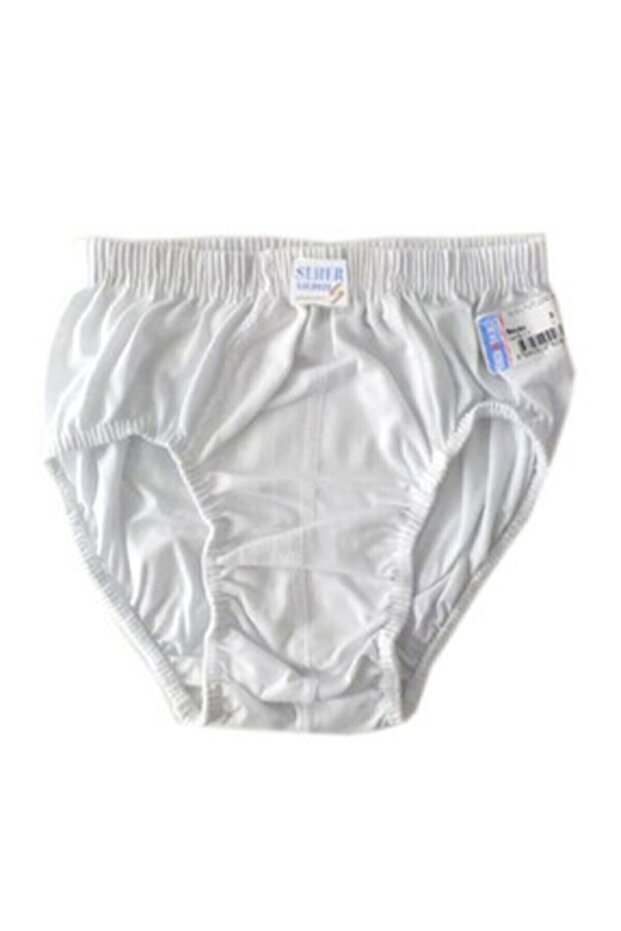12 Pieces White Color Children's Slip Panties