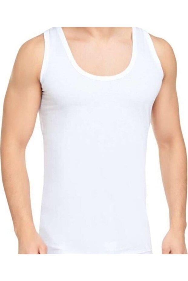 Men's Combed Cotton Classic Strappy Tank Top 6 Pieces