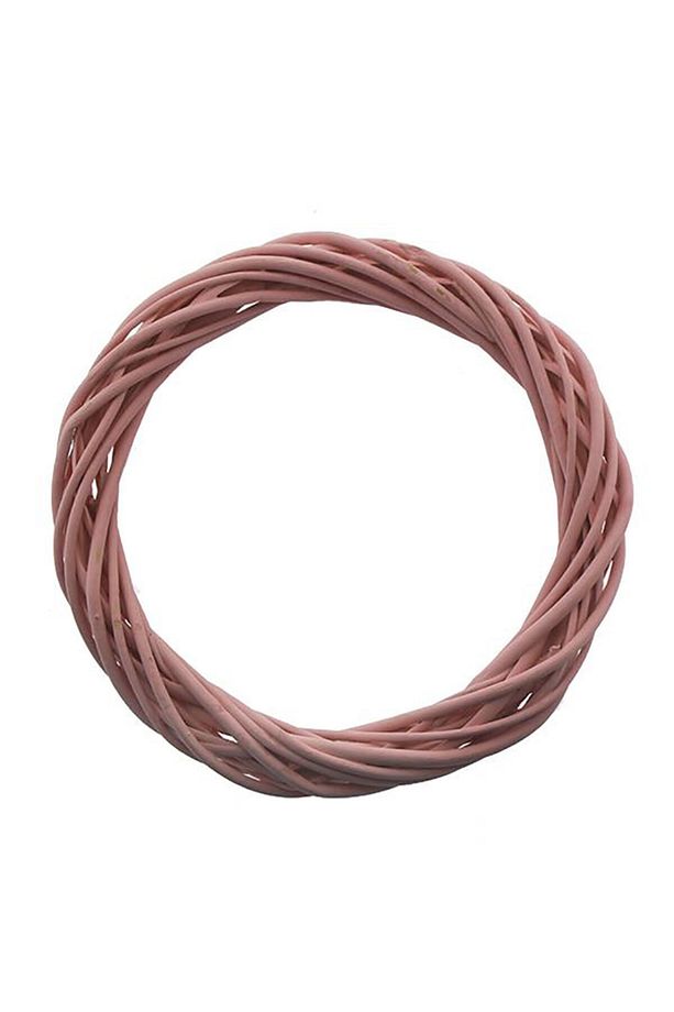 25cm Kapı Süsü Çelengi Doğal Ahşap - 1