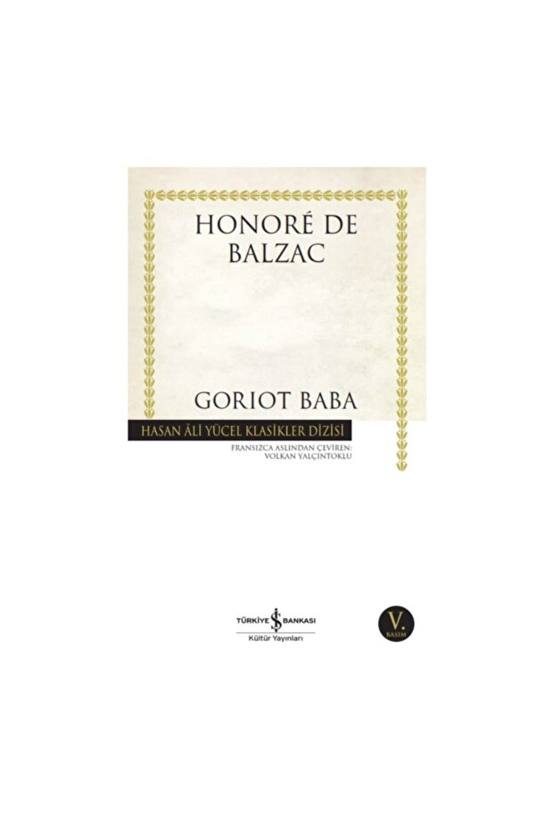 Goriot Baba............. Honore De Balzac