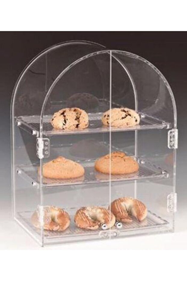 3 Katlı Teşhir Dolabı - 1