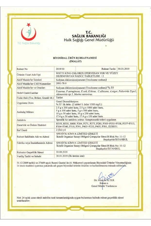 Chlorex Tablet Dezenfektan 100lü - 5