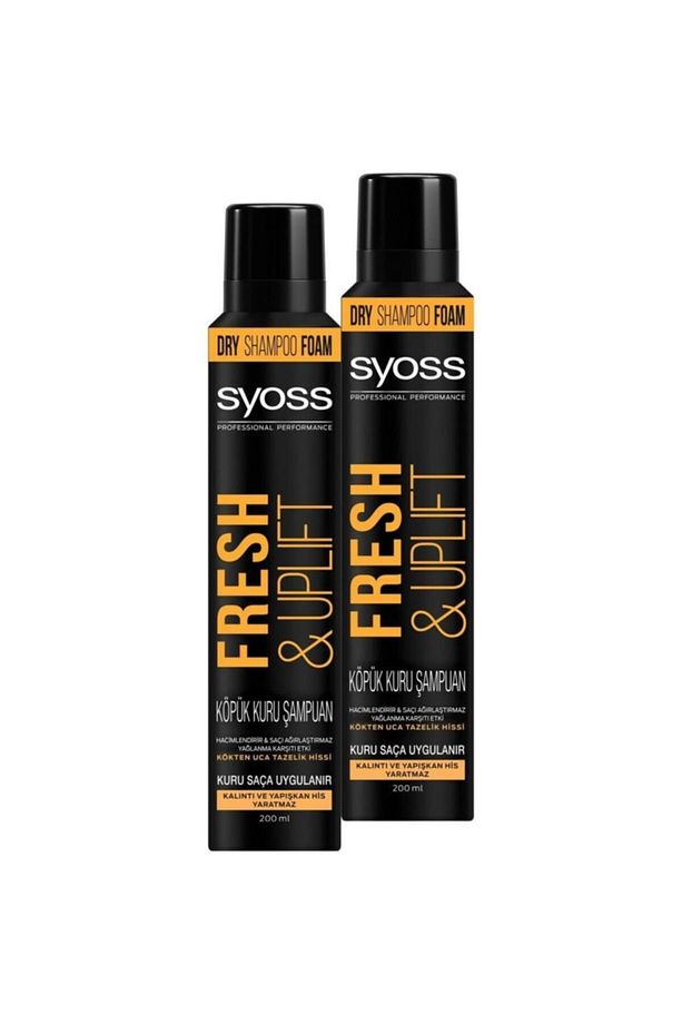 Syoss Fresh & Uplıft Köpük Kuru Şampuan 2x - 1