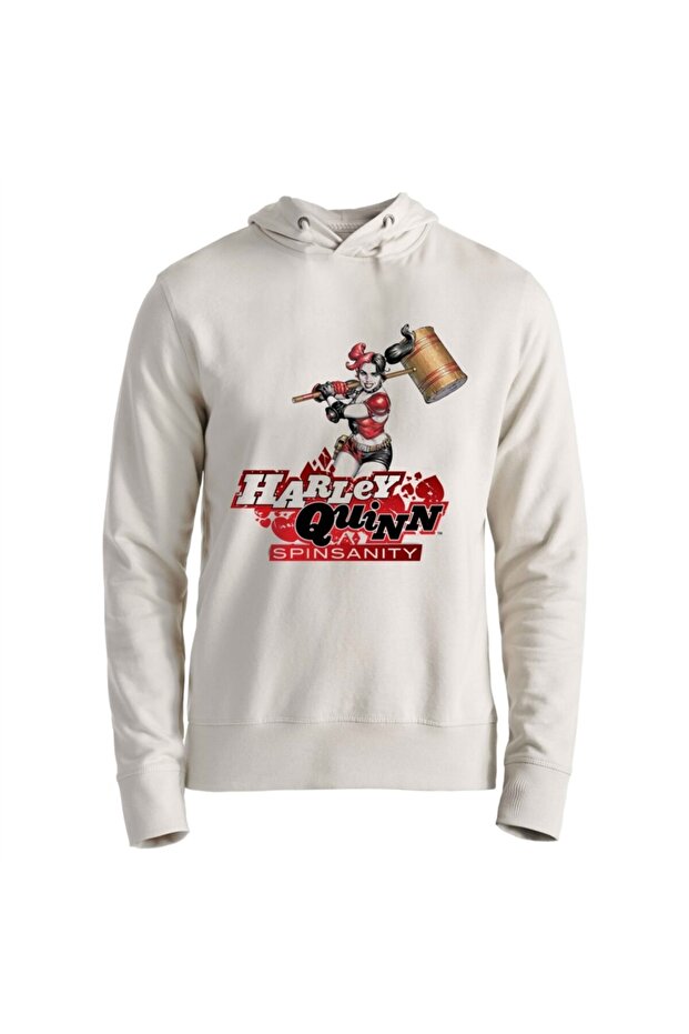 Unisex Kids Ecru Harleey Quinn Sweatshirt