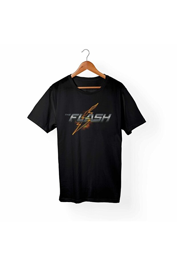 تي شيرت أسود The Flash للرجال
