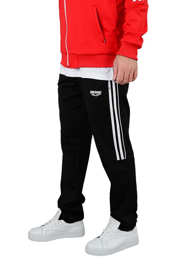 Unisex Siyah Dalgıç Kumaş Eşofman Altı - 1