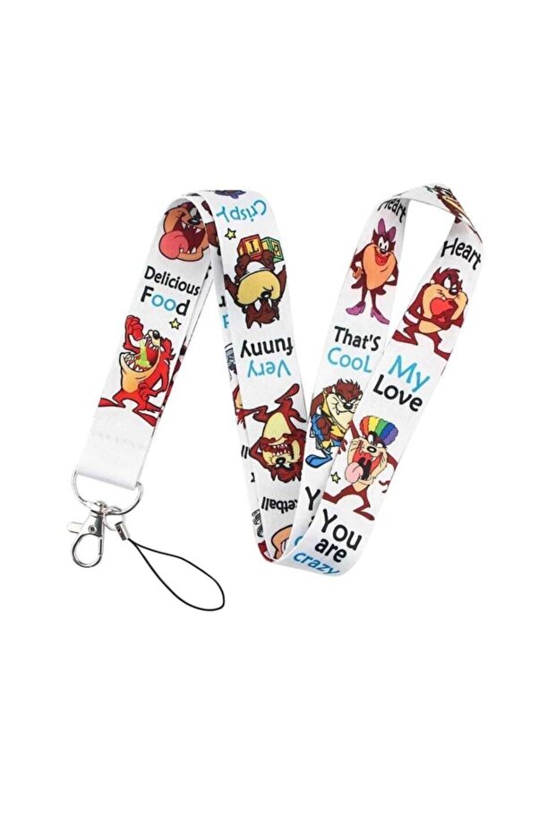 Tasmanian Devil Neck Strap Rope ID Badge