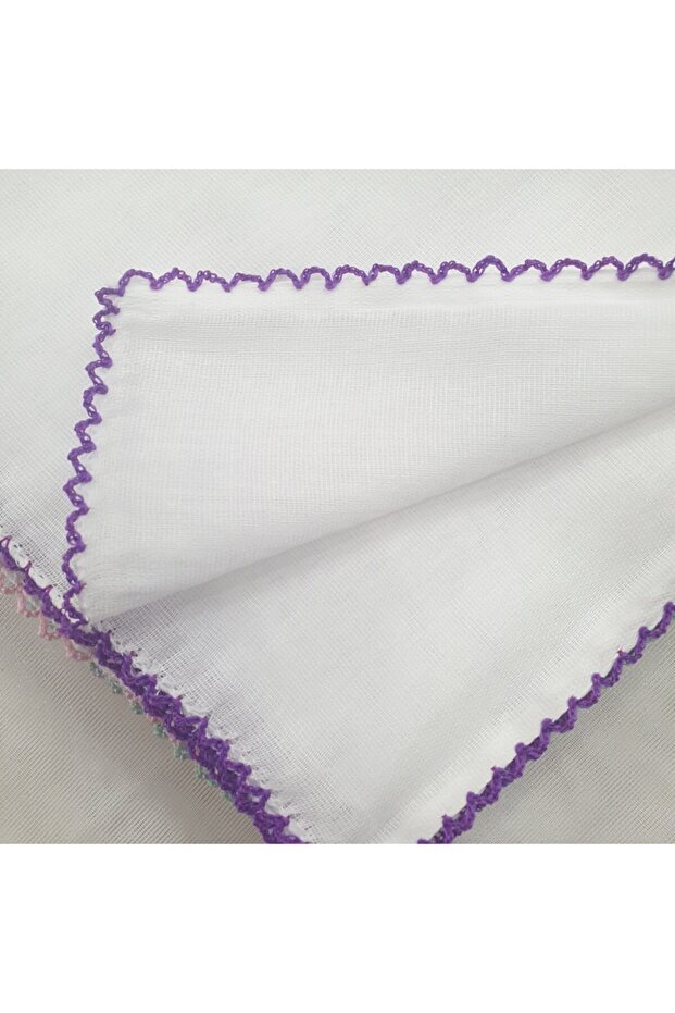 100% Cotton Cheesecloth Inner Cover Crochet Embroidered 80X80 cm