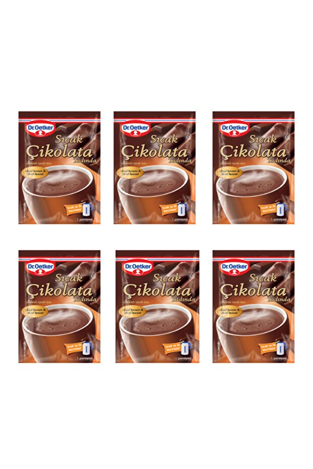 Sıcak Çikolata Tadında 6 Paket - 1