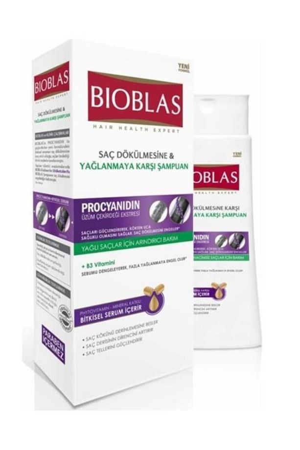 Procyanidin Yağlı Saçlar Için Şampuan 360 Ml - 1