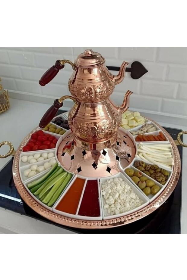 Bakır Kahvaltı Seti - 2