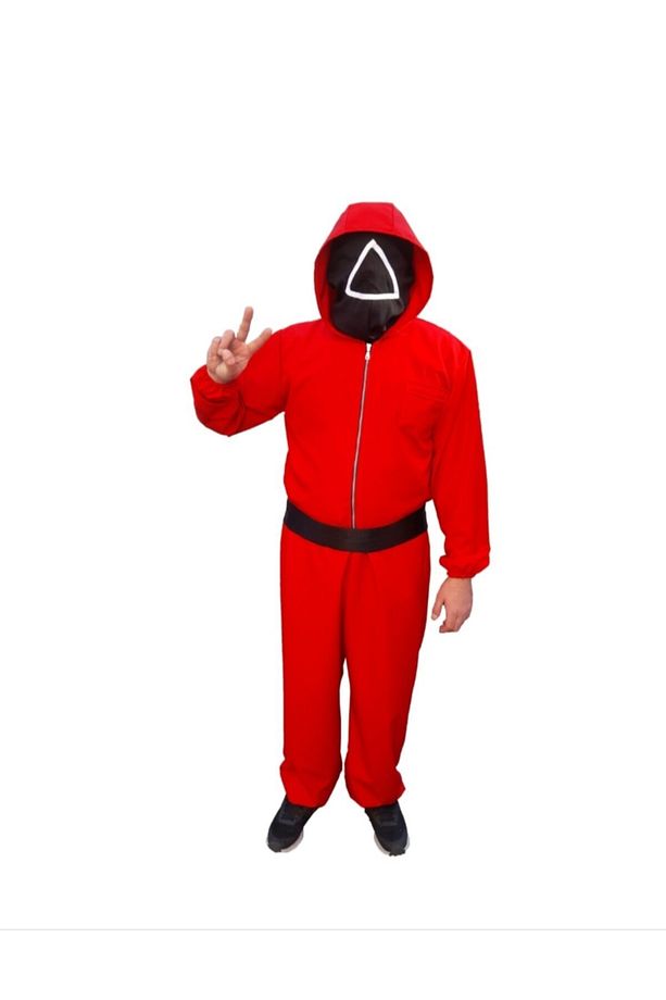 Squid Game Kostümü Squidgame Maske Hediye Kiyafeti - 2