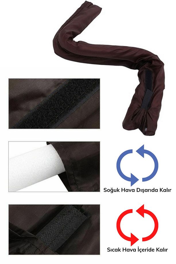 Yakıt Tasarrufu Kapı Altı Yalıtım Çift Taraflı Rüzgar Önleyici Kapı Altlığı - 3
