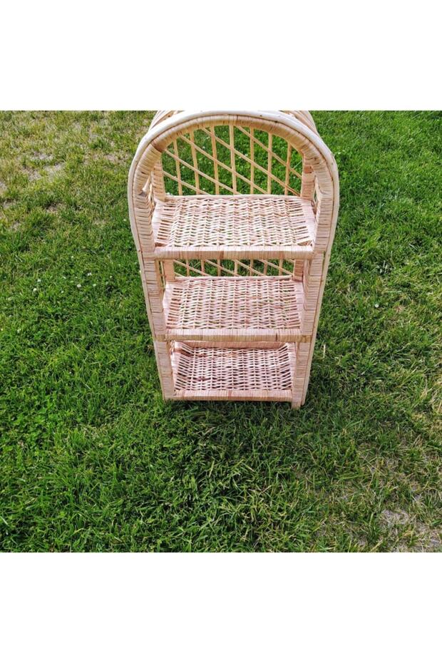 Hasır Raf 3 Lü Dekoratif Model - 4