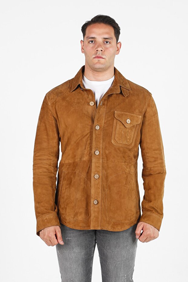 Hakiki Süet Gömlek - 5