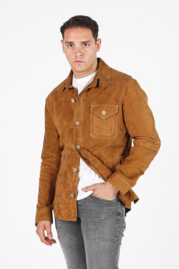 Hakiki Süet Gömlek - 7