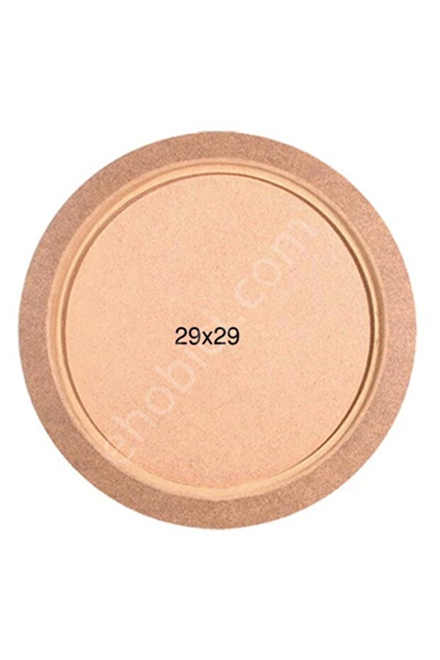Round Tray - Wood (Mdf) Objective T699