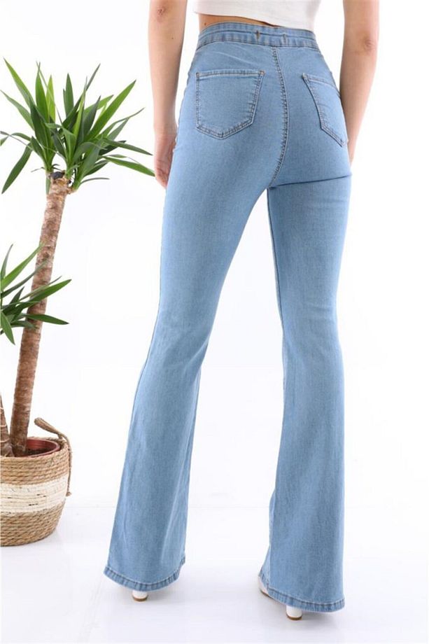 Kadın Tayt Model İspanyol Paça Pantolon - 3