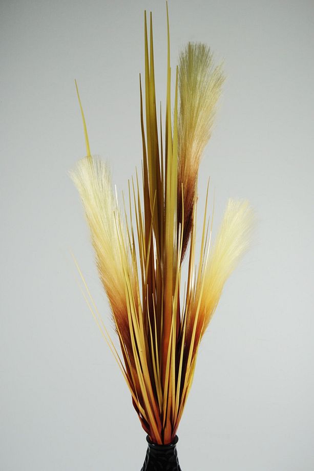 Yapay Çiçek Sarı Yapay Pampas Demeti - 1