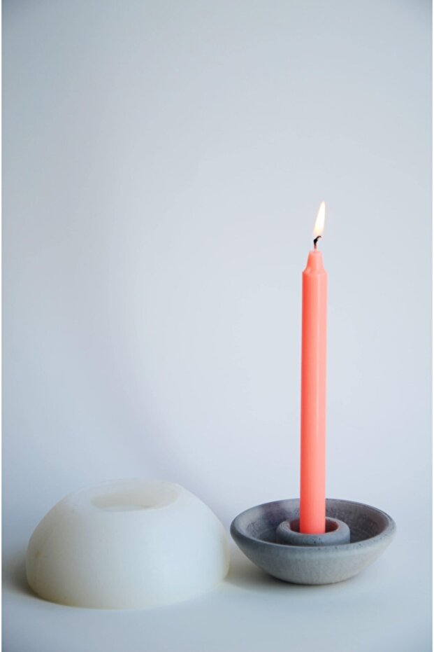 Şamdanlık Silikon Kalıbı (TEKLİ) - 4