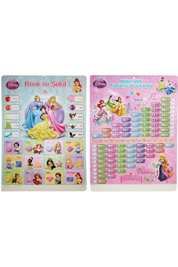 Çocuk Duvar Panosu - Renkler Ve Şekiller + Matematik+sayılar+harfler - 1