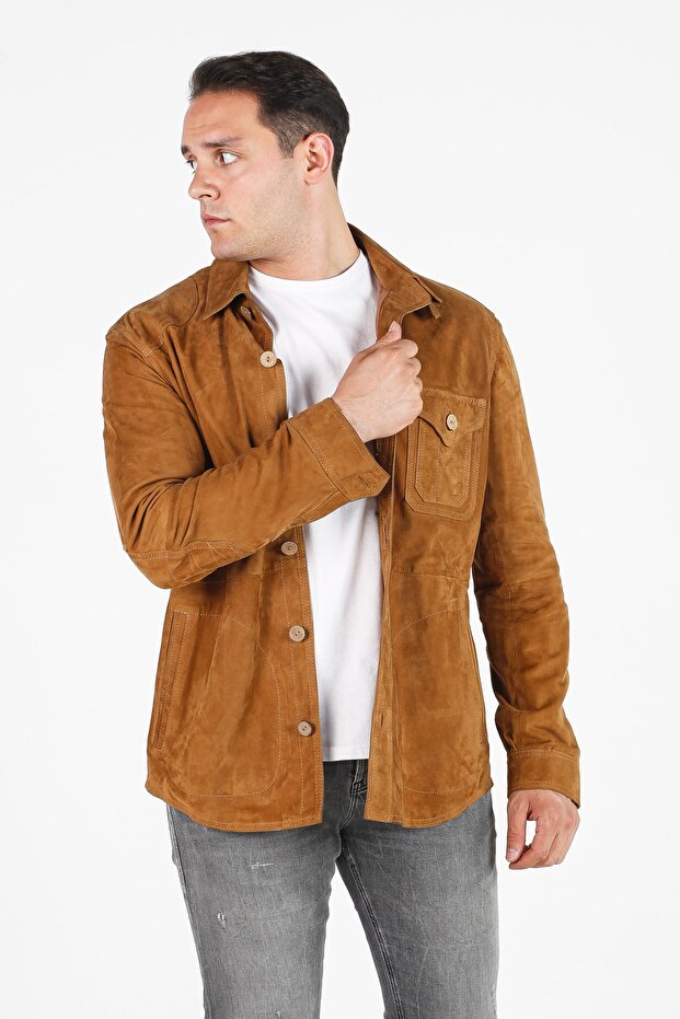 Hakiki Süet Gömlek - 6