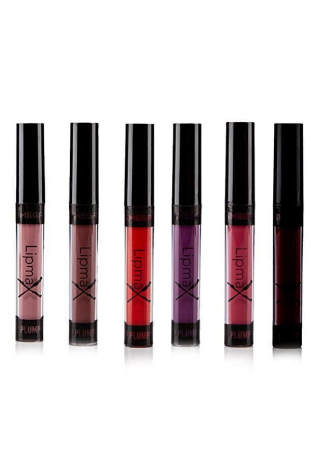 Plumping Liquid Matte Lipstick Set of 6 No: 24.6 .8 .10 .12