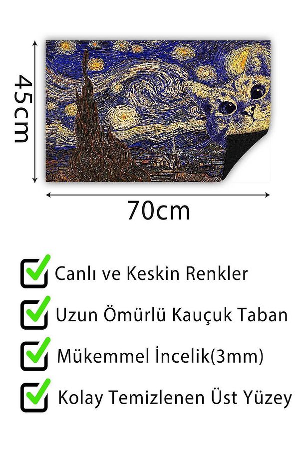 Kapı Önü Paspası Dekoratif Dış Mekan/ev Içi/banyo/mutfak/yatak Odası/giriş Kapı Paspası - 5