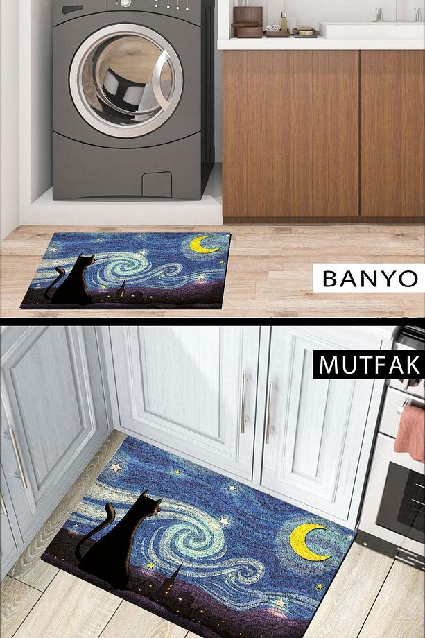 Kapı Önü Paspası Dekoratif Dış Mekan/ev Içi/banyo/mutfak/yatak Odası/giriş Kapı Paspası - 4