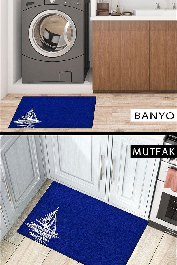 Gemi Kapı Önü Paspası Dekoratif Dış Mekan/ev Içi/banyo/mutfak/yatak Odası/giriş Kapı Paspası - 4