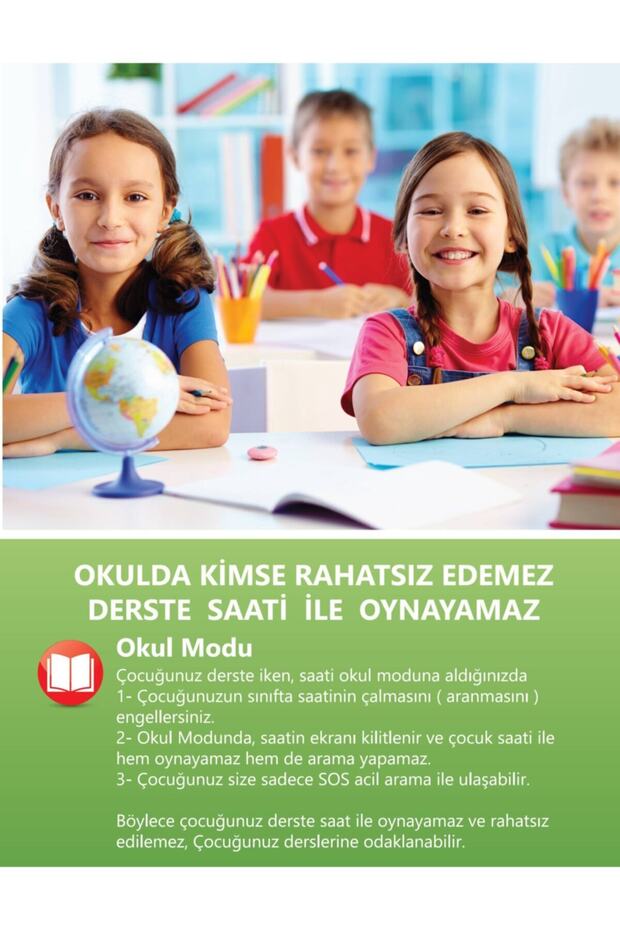 Akıllı Çocuk Saati | Görüntülü Görüşme | Google Translate | Face Id | Okul Modu | Koldan Çıktı - 4