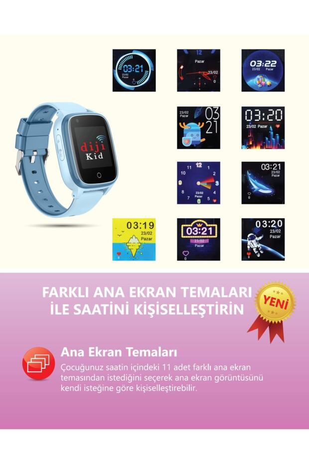 Akıllı Çocuk Saati | Görüntülü Görüşme | Google Translate | Face Id | Okul Modu | Koldan Çıktı - 7