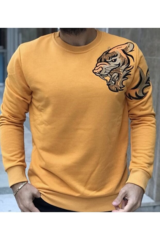 Kaplan Işlemeli Polar Sweat - 1