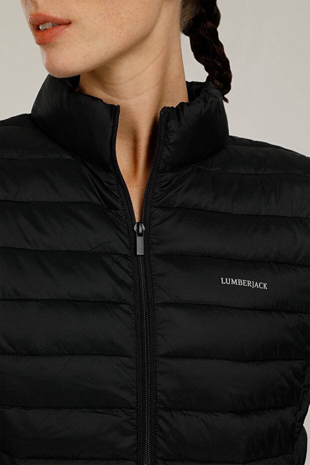 Kadın Mont Basic Padded Coat - 4