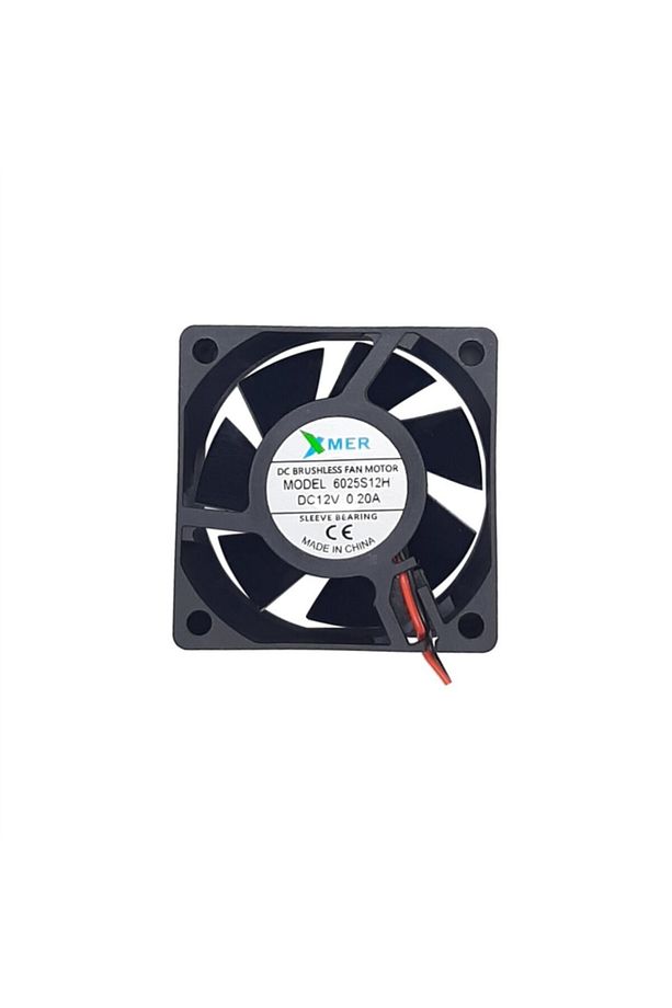 60x60x25mm 12v 2500rpm 0.20a 2p Xmer Fan - 1