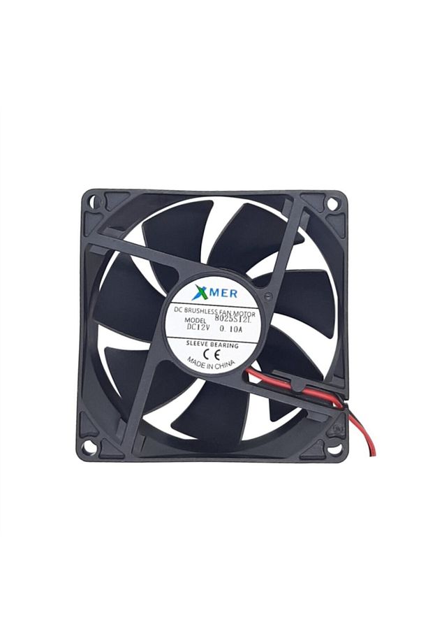 80x80x25mm 12v 0.10a 2p Xmer Fan - 1