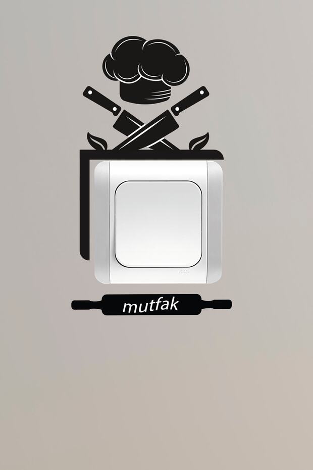 Mutfak Priz Sticker - 1