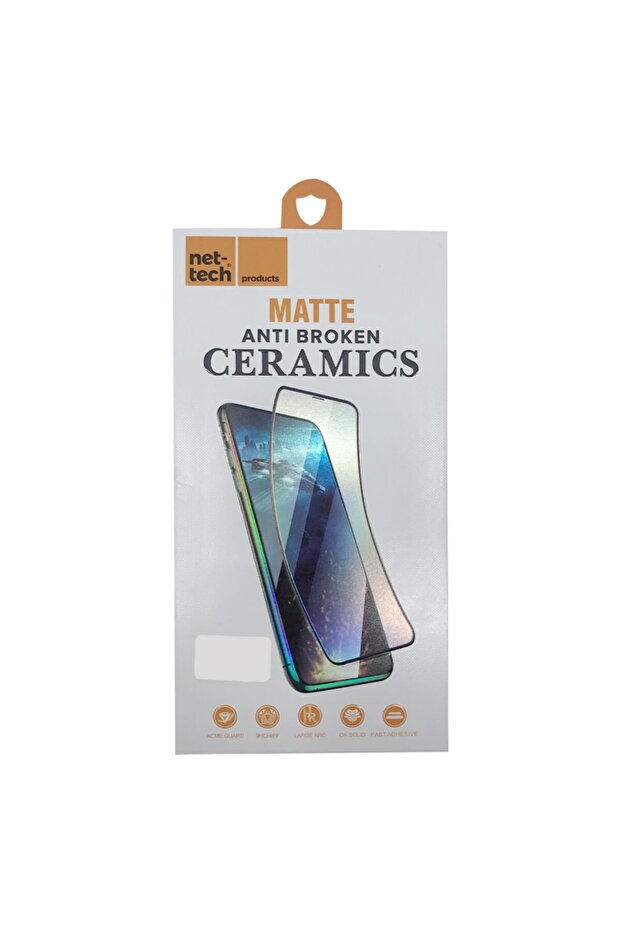 Oppo Reno 5 Lite Compatible Front Protection Matte Ceramic Compatible Screen Protector - Black - 2