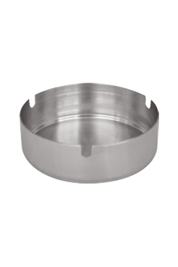 Stainless Steel Luxury Small Size Ashtray Without Lid 8 Cm (5 Pieces)