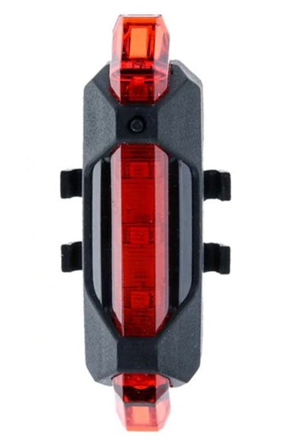 Usb Şarj Edilebilir Parlak Bisiklet Led Lamba Su Geçirmez Güvenlik Uyarı Arka Lamba Işığı - 3