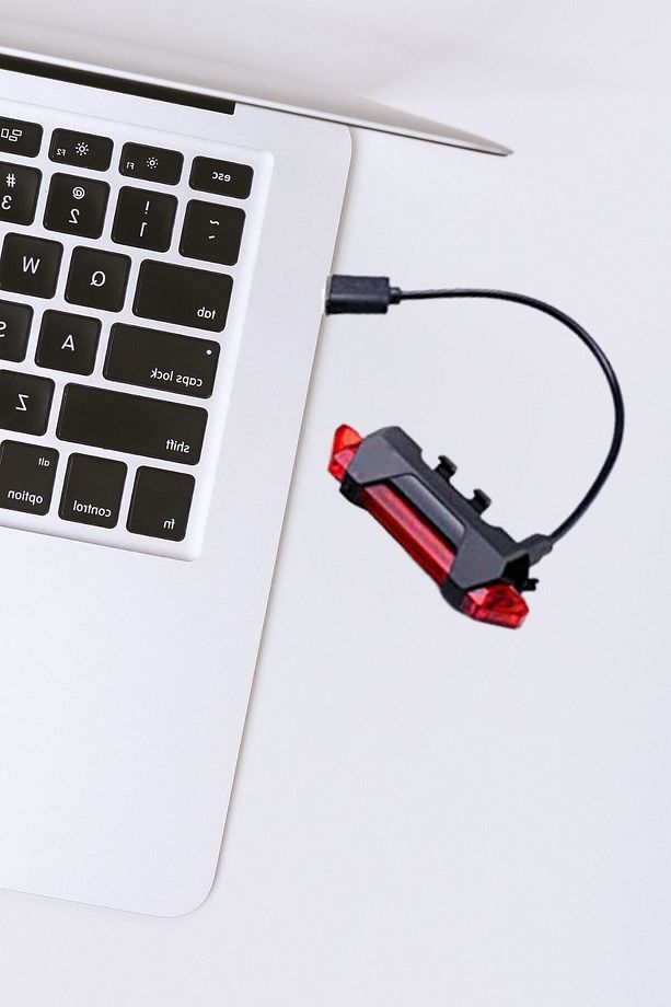Usb Şarj Edilebilir Parlak Bisiklet Led Lamba Su Geçirmez Güvenlik Uyarı Arka Lamba Işığı - 5