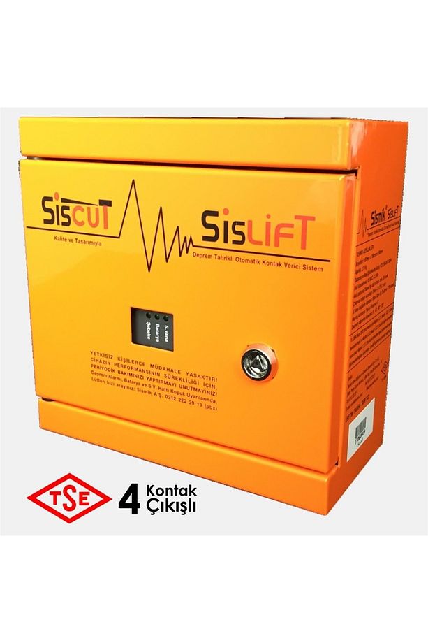 Sislift 4 Kontak Çıkışlı Deprem Sensörü - 1