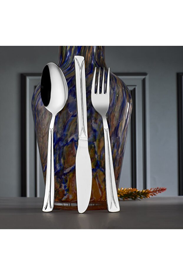 Lale Model Tatlı Bıçağı 12 Adet - 1