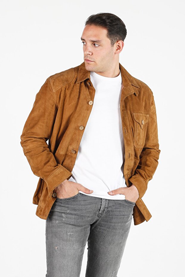 Hakiki Süet Gömlek - 2