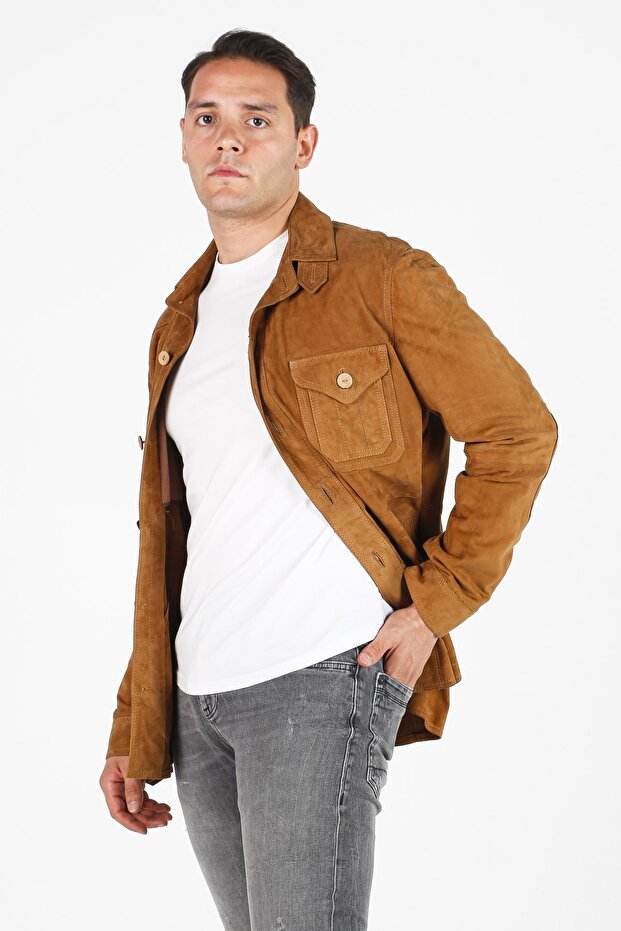 Hakiki Süet Gömlek - 4